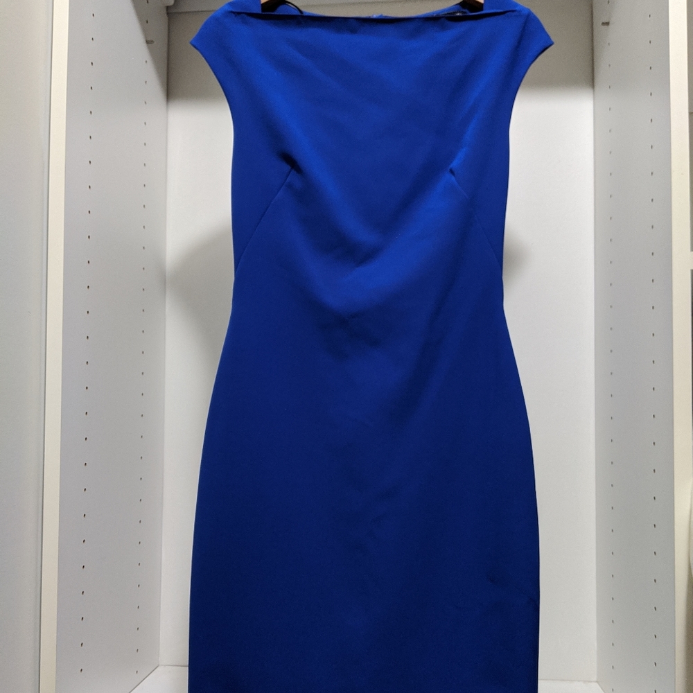 Zara blue boatneck dress, Size Small - Picture 3 of 4